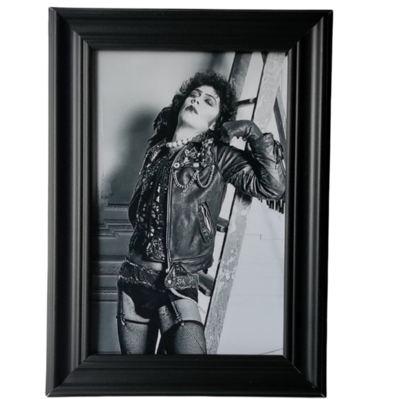 Unique Vintage Other - Tim Curry Rocky Horror Pictures Show Retro Punk Rock Fem Metal Musical Framed